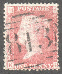 Great Britain Scott 33 Used Plate 76 - KH - Click Image to Close